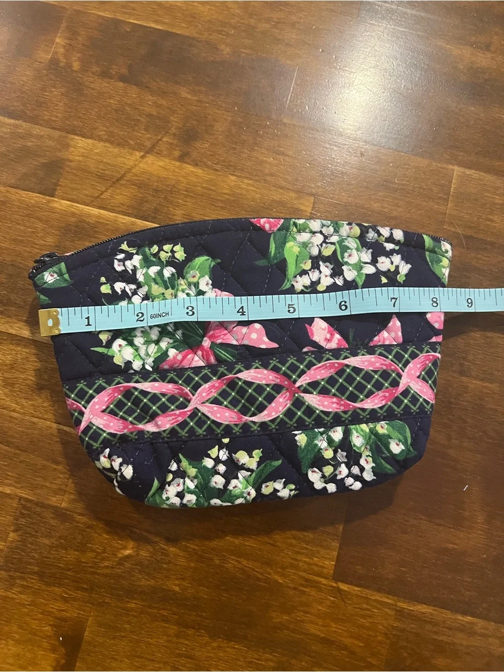 Vera Bradley Vintage Return to Happiness Cosmetic Bag